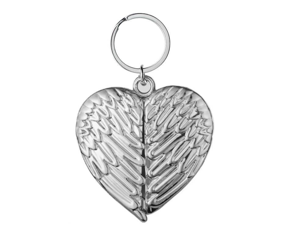 Hondenpenning Hartenvleugel Zilver