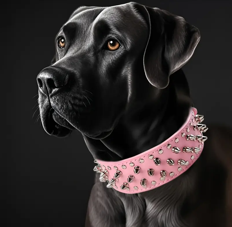 Halsband Spikes | Roze