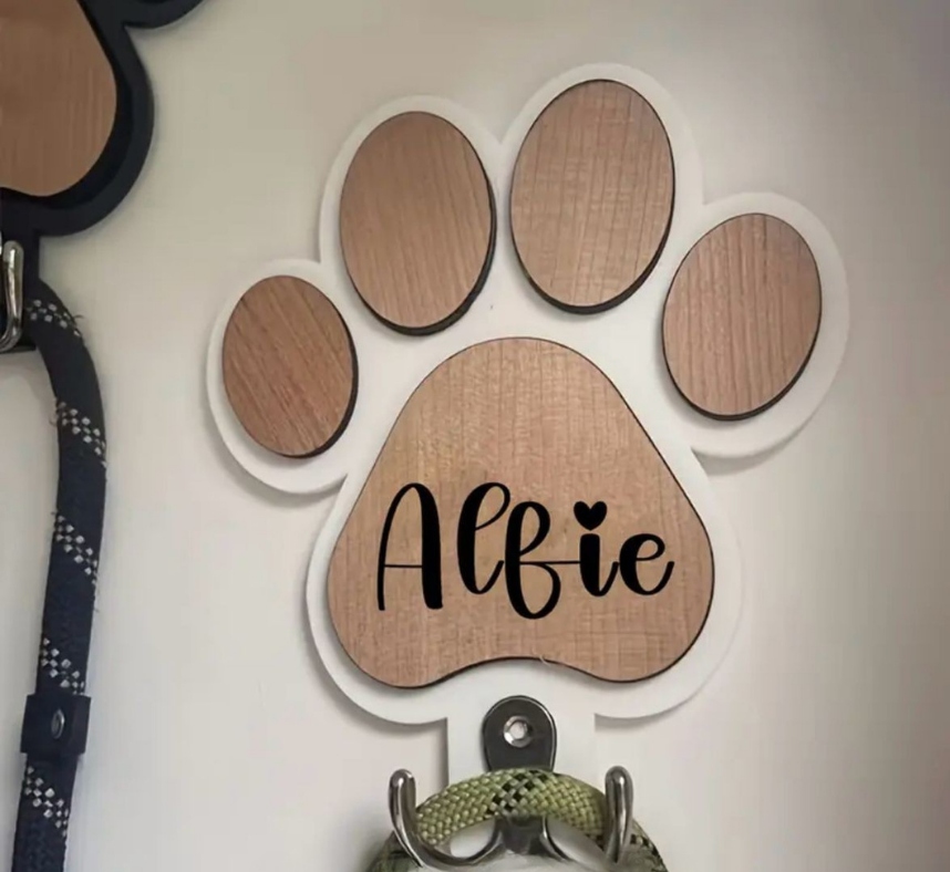 Wandhaak hondenpoot | Classic