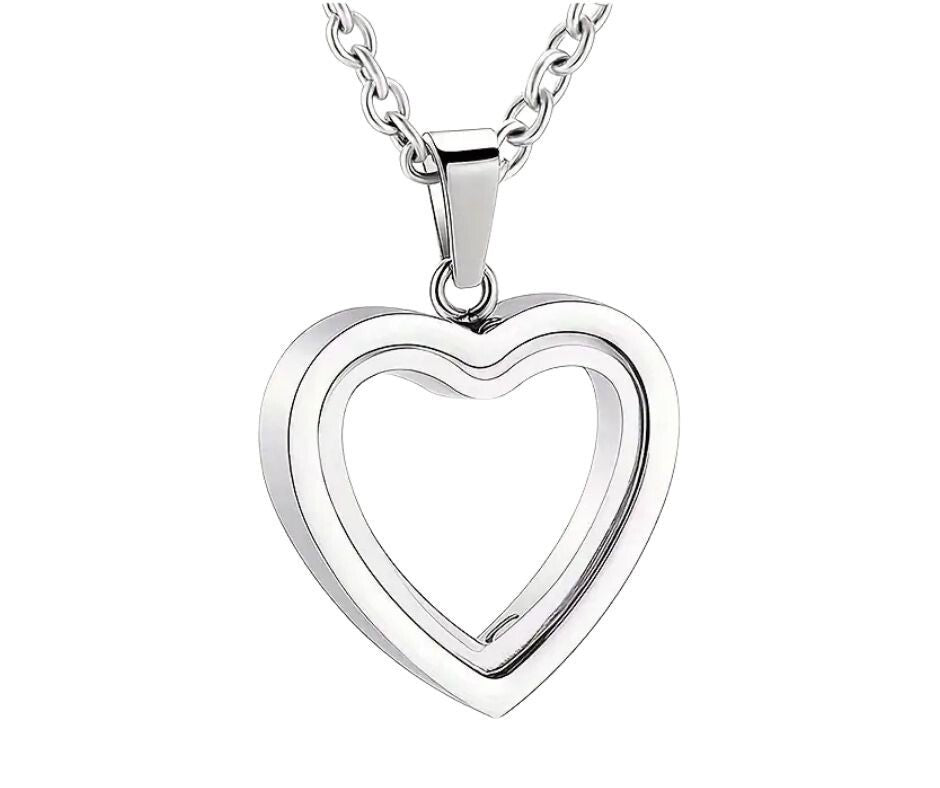 Ashanger | Glazen Hart zilver