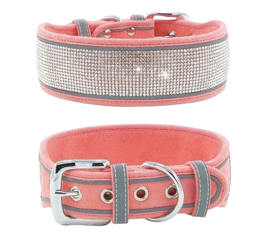DIVA halsband reflecterend | Roze
