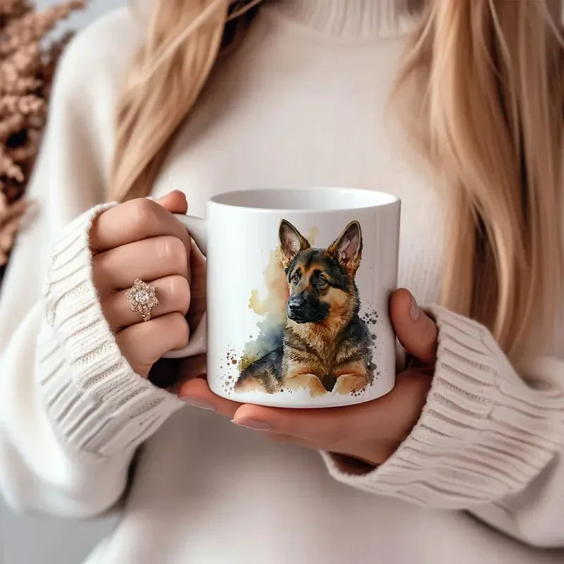 Beker Duitse Herder - Keuze uit 11 afbeeldingen