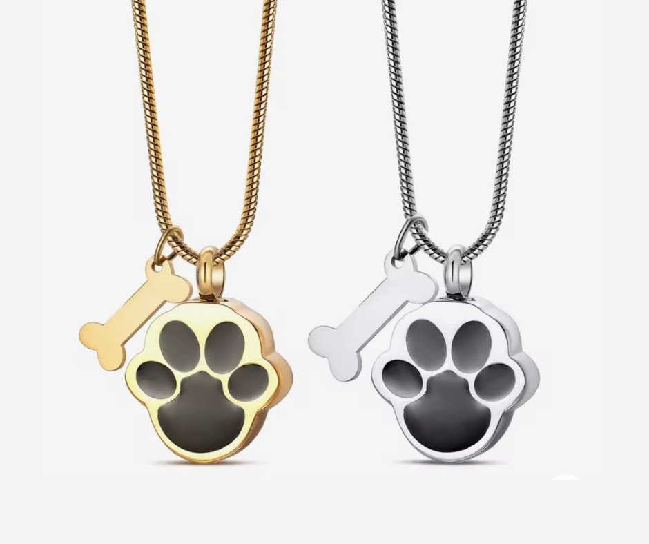 Dog paw pendant