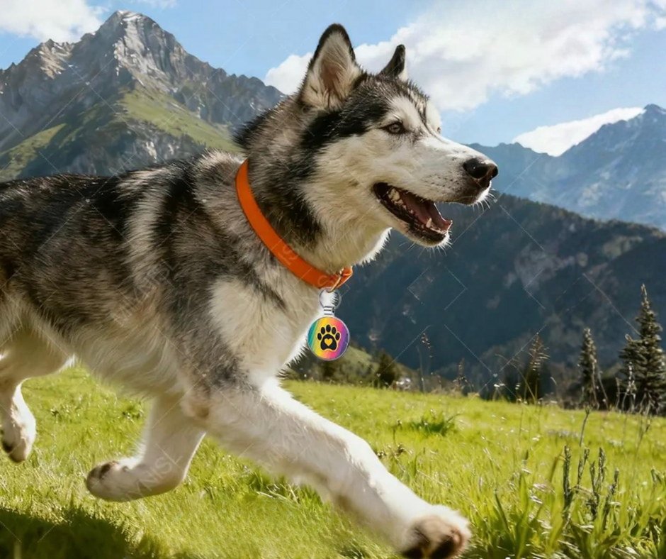 Hondenpenning | Hondenpoot en QR code