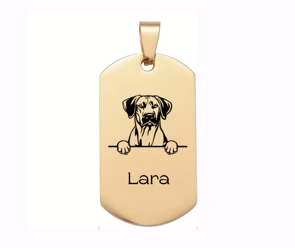 WoefKop dog tag