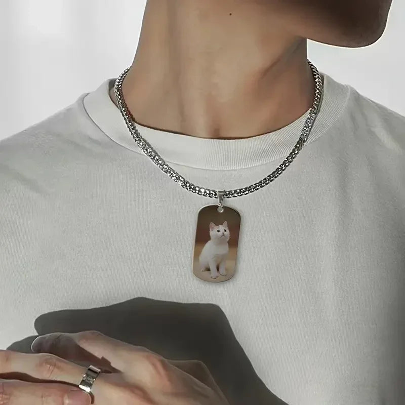 Dogtag Foto Ketting