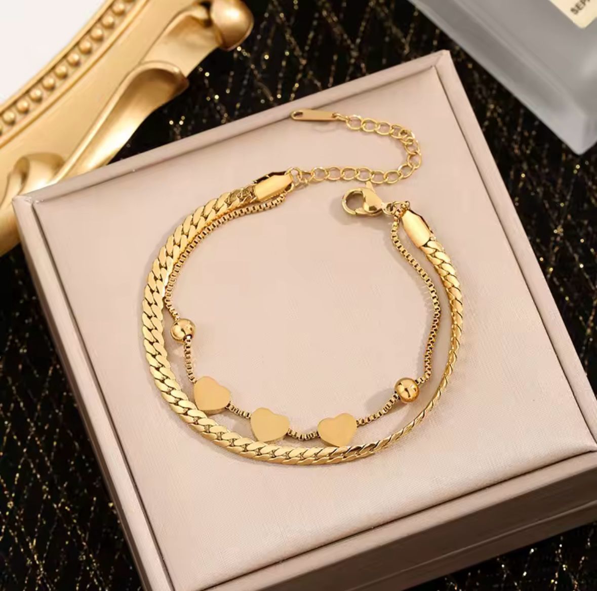 Armband | Gouden Hartslag