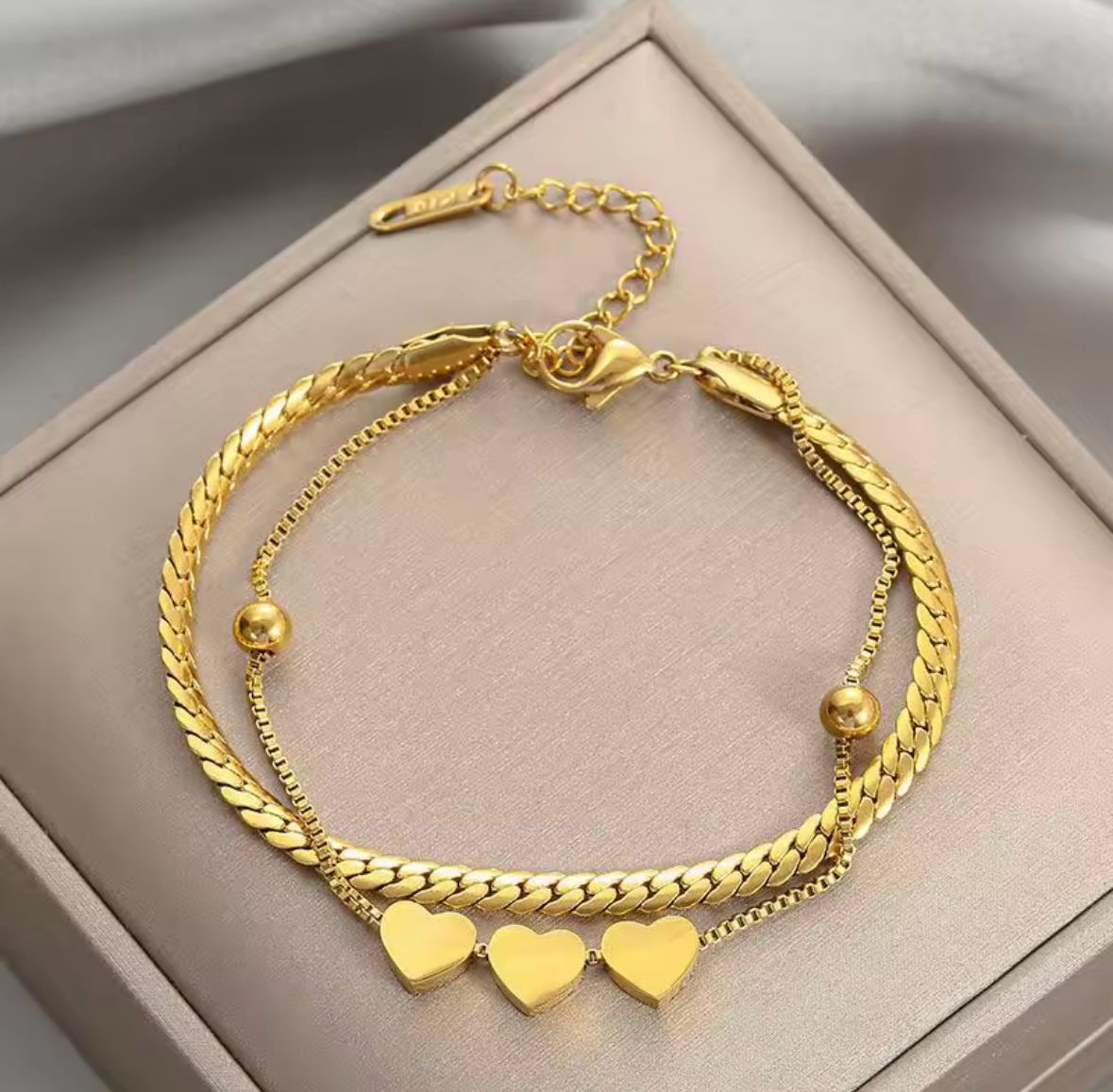 Armband | Gouden Hartslag