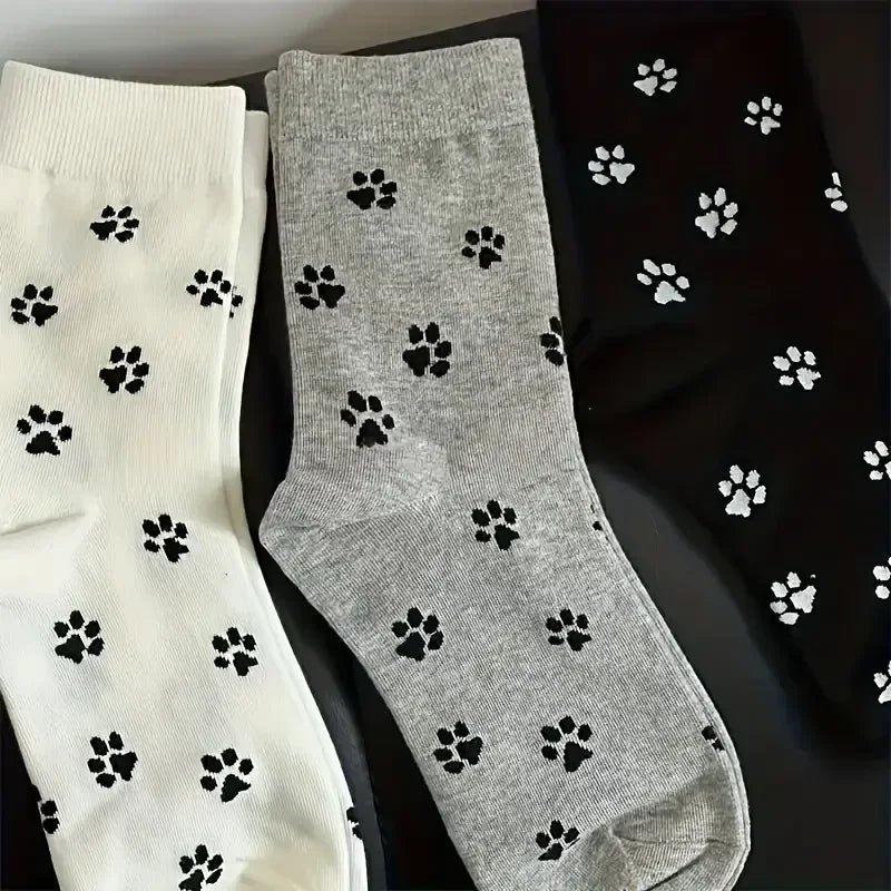 3-paar PawPrint sokken