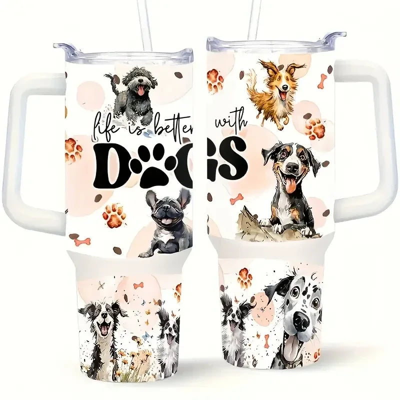 Thermosbeker Life is Better with Dogs