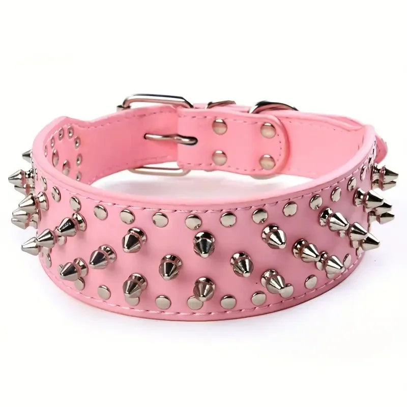 Halsband Spikes | Roze