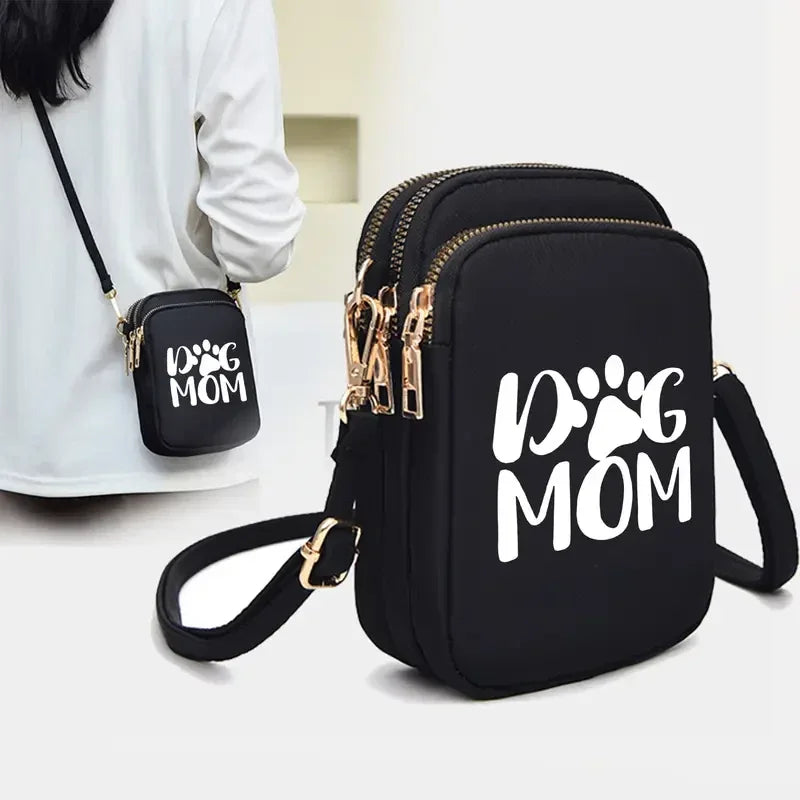 Dog Mom schoudertasje