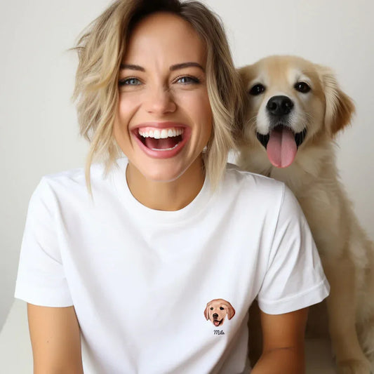 Huisdier als comic shirt