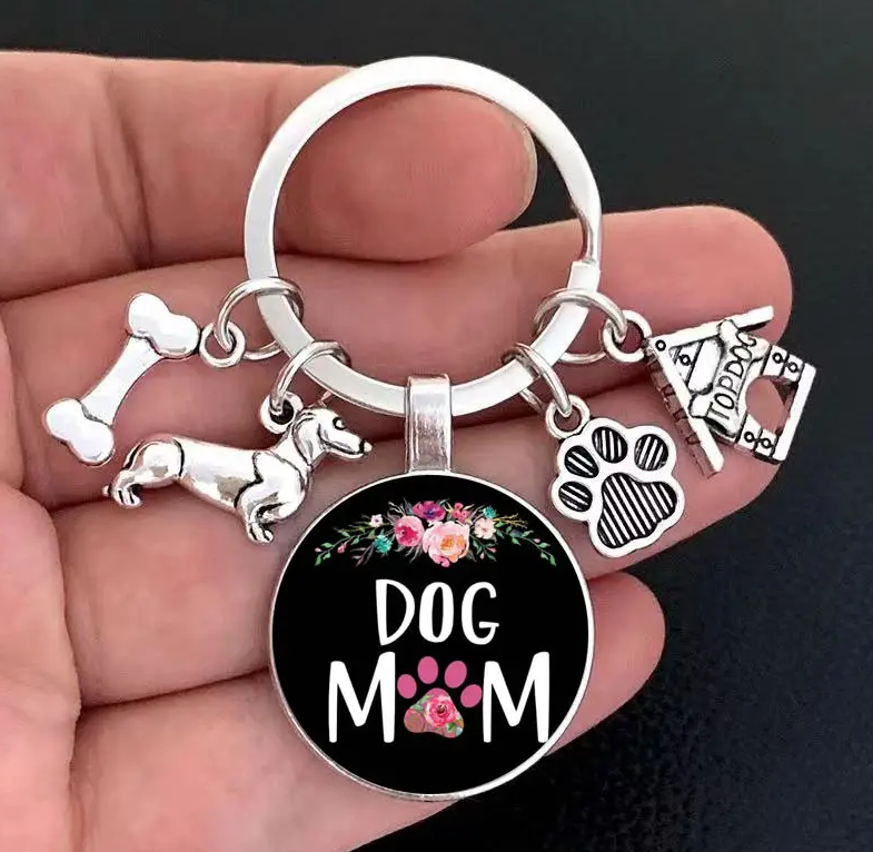 Keychain Dog Mom
