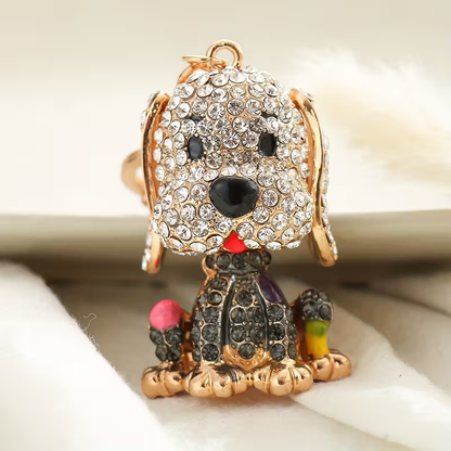 BlingPup sleutelhanger zwart