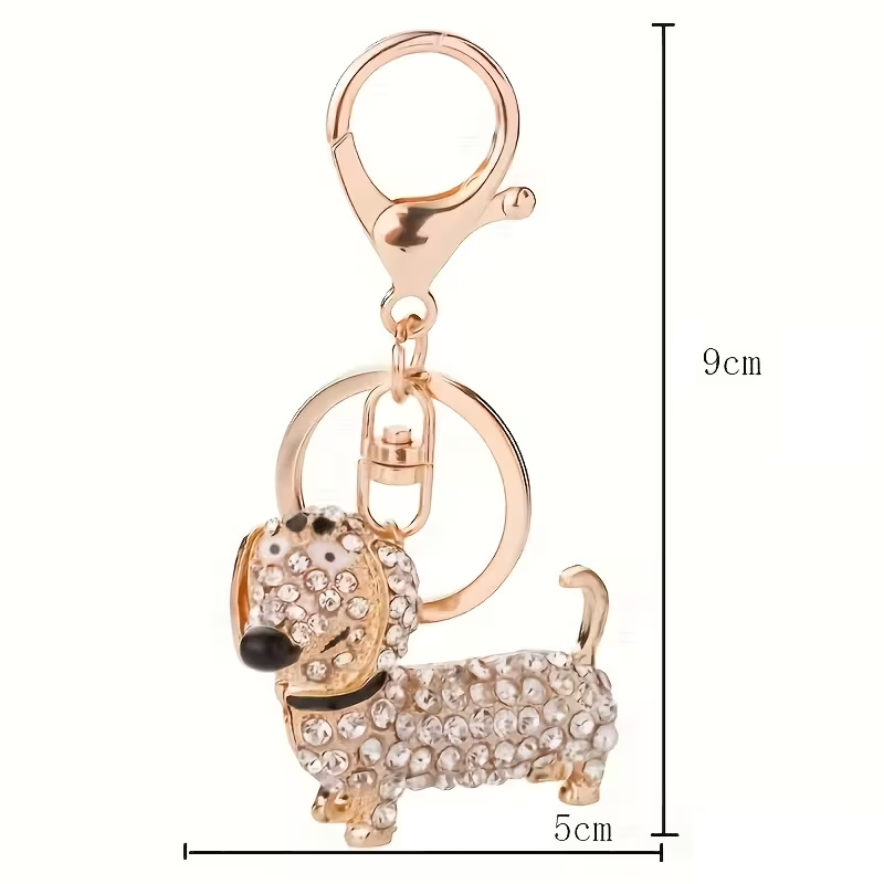 BlingPup sleutelhanger Teckel