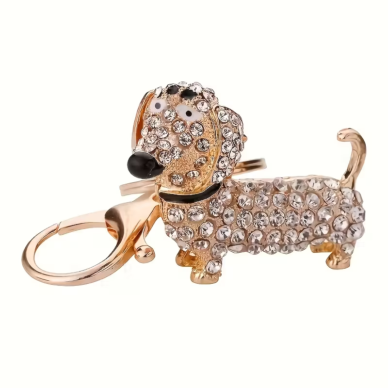 BlingPup sleutelhanger Teckel