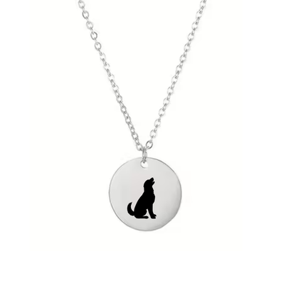 Jouw hond als Silhouette | Ketting