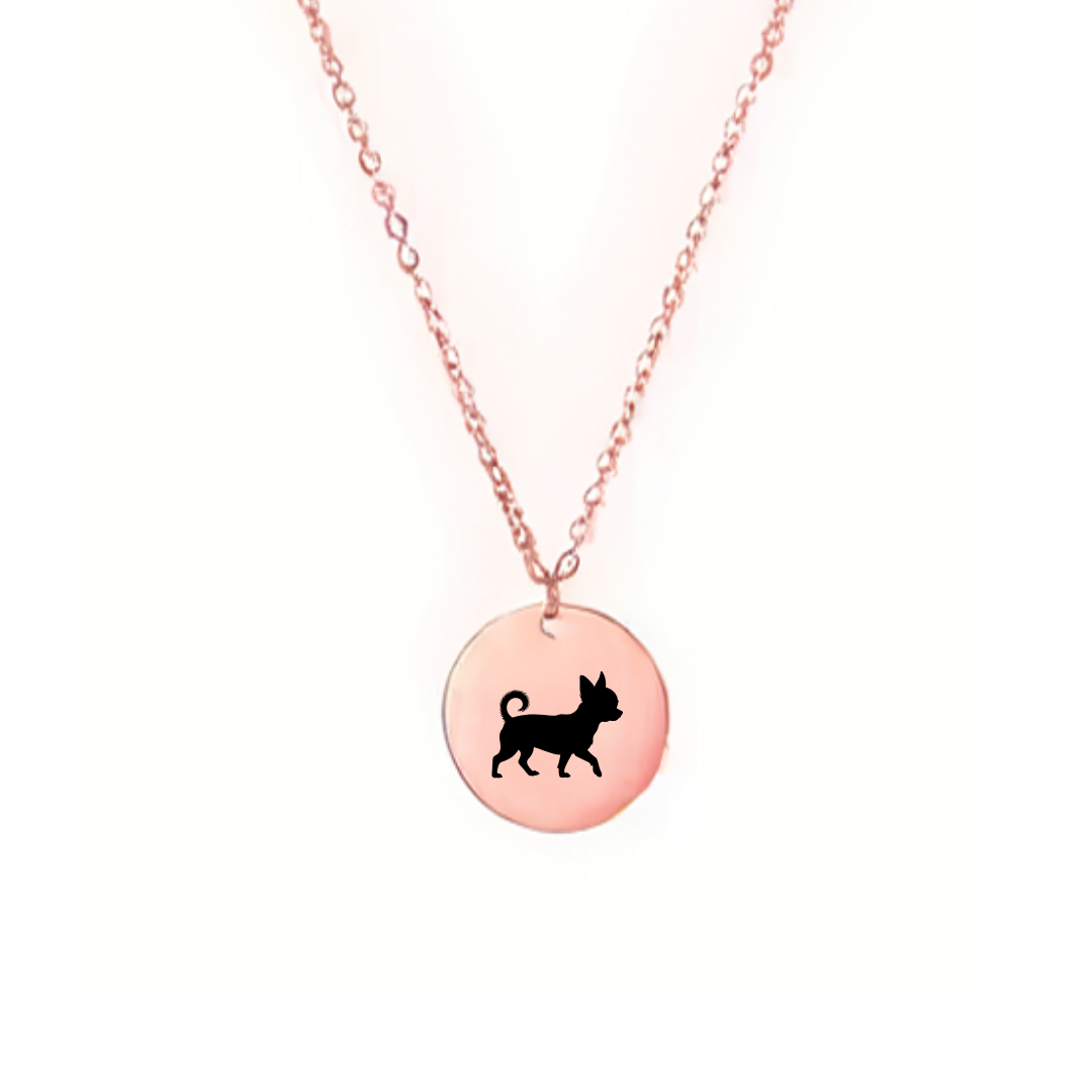 Jouw hond als Silhouette | Ketting