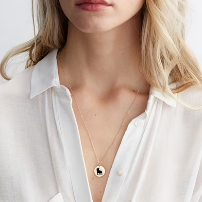 Jouw hond als Silhouette | Ketting