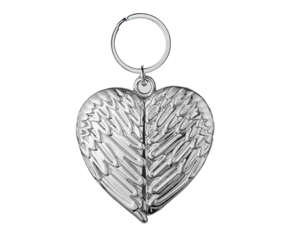 Hondenpenning Hartenvleugel Zilver
