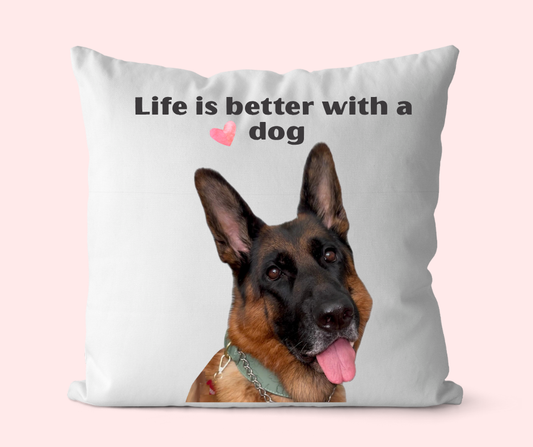Kussen - Life is better with a dog 🩷