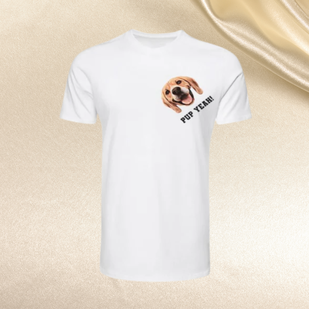 Huisdier als comic shirt