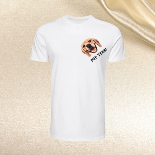 Huisdier als comic shirt