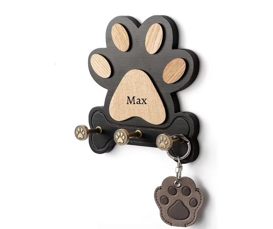 Wandhaak Deluxe | Rustiek hout