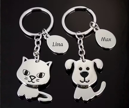 Keychain - PawPrint Duo