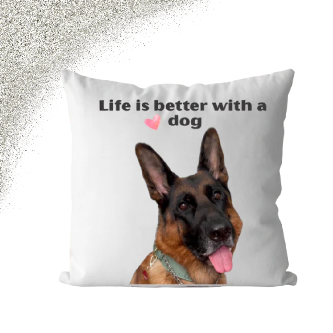 Kussen - Life is better with a Dog 🩷