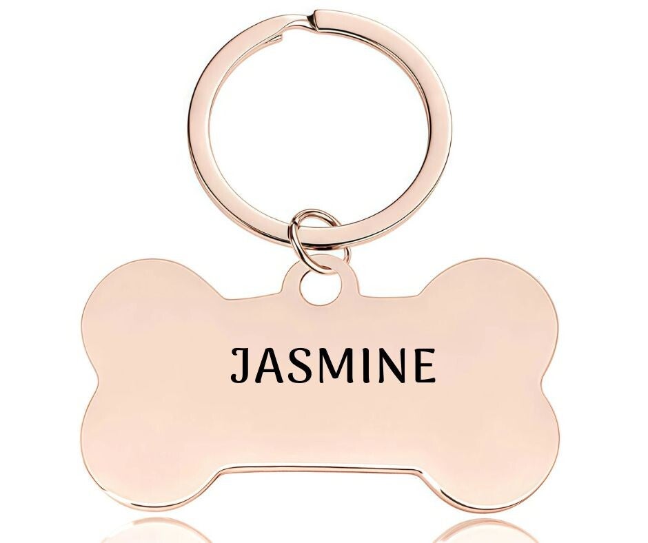 Dog Tag Stainless Steel Large