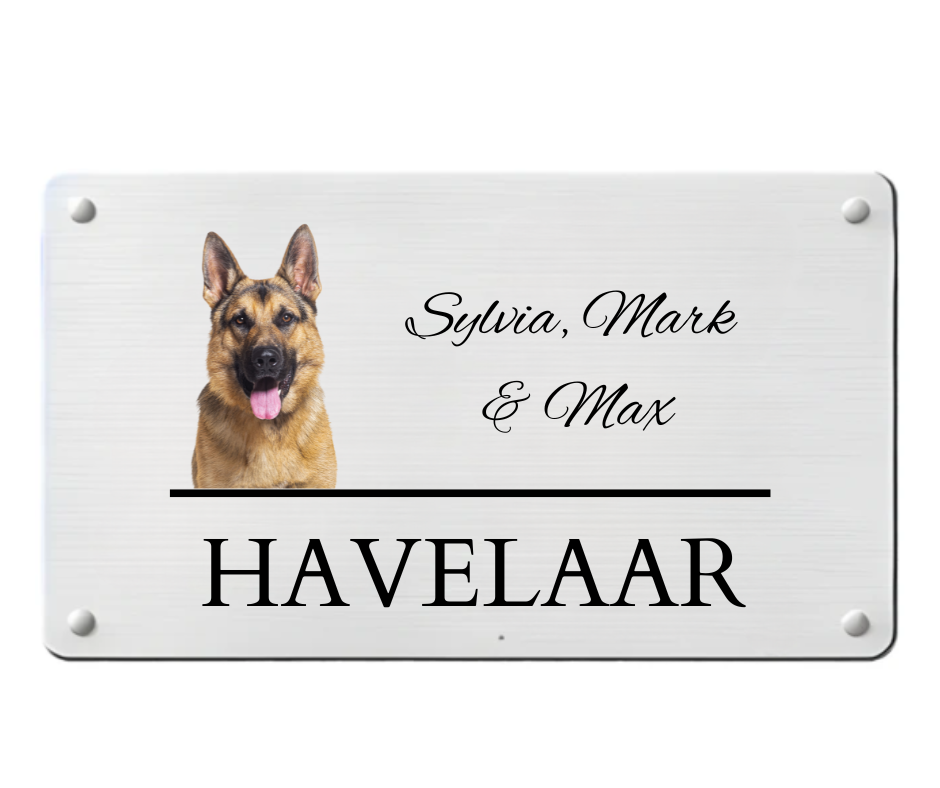 Gepersonaliseerd Deurbord