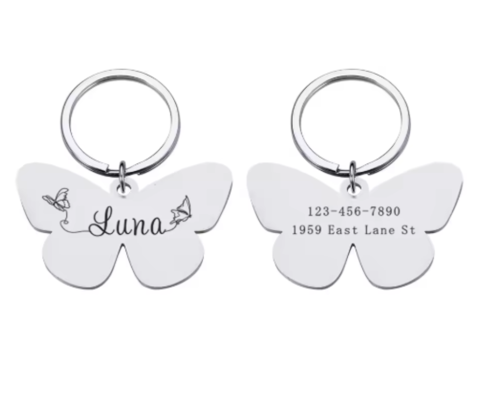Dog Tag Butterfly
