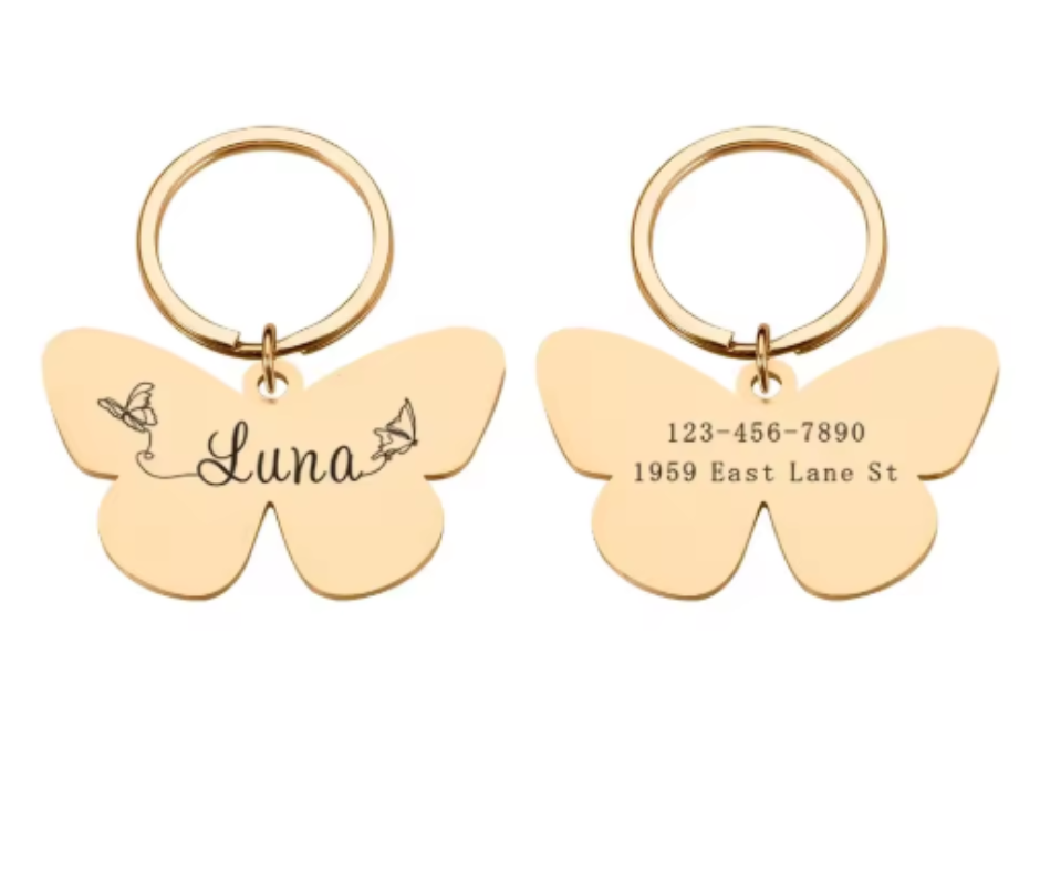 Dog Tag Butterfly