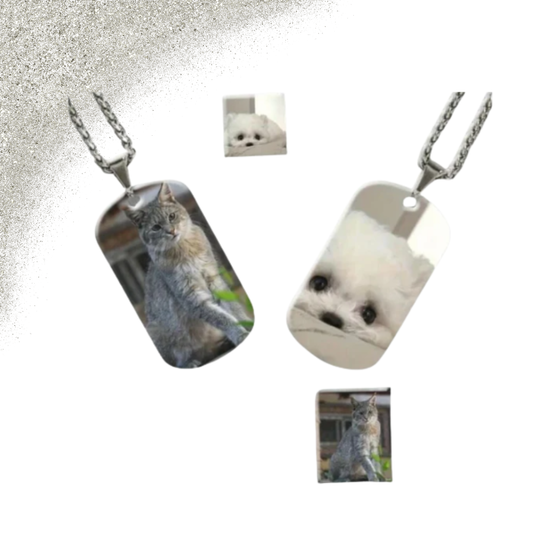 Dogtag Foto Ketting