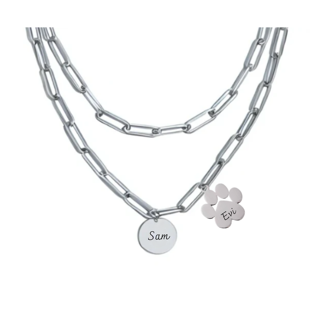 Ketting | Hondenpoot en Munt