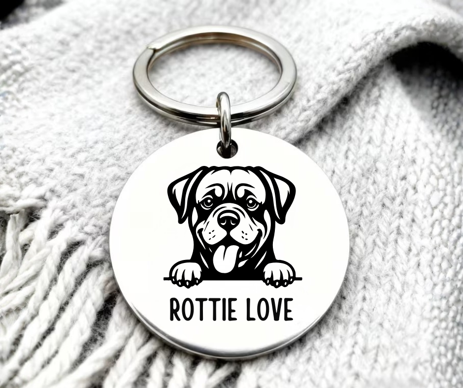 Sleutelhanger - Hondenras 'LOVE'
