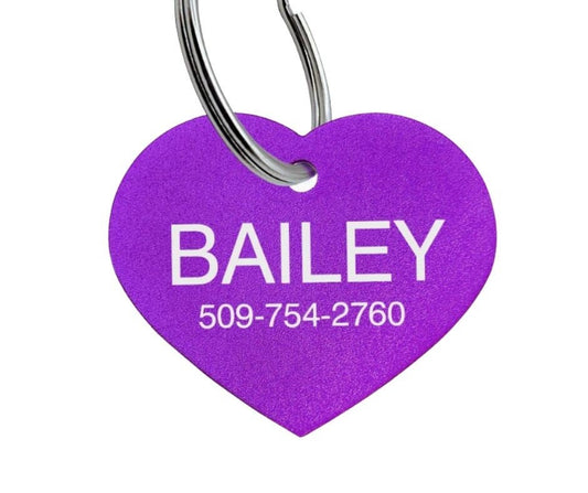Aluminum colored heart