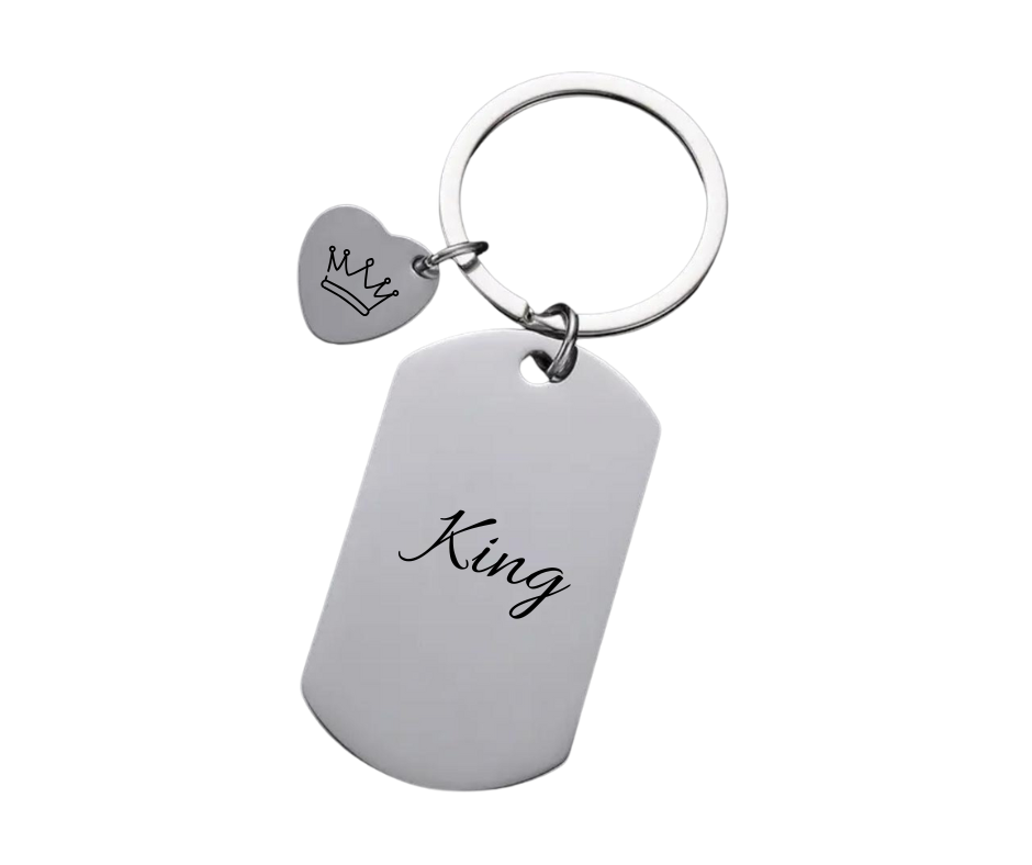 Hondenpenning met RVS hart