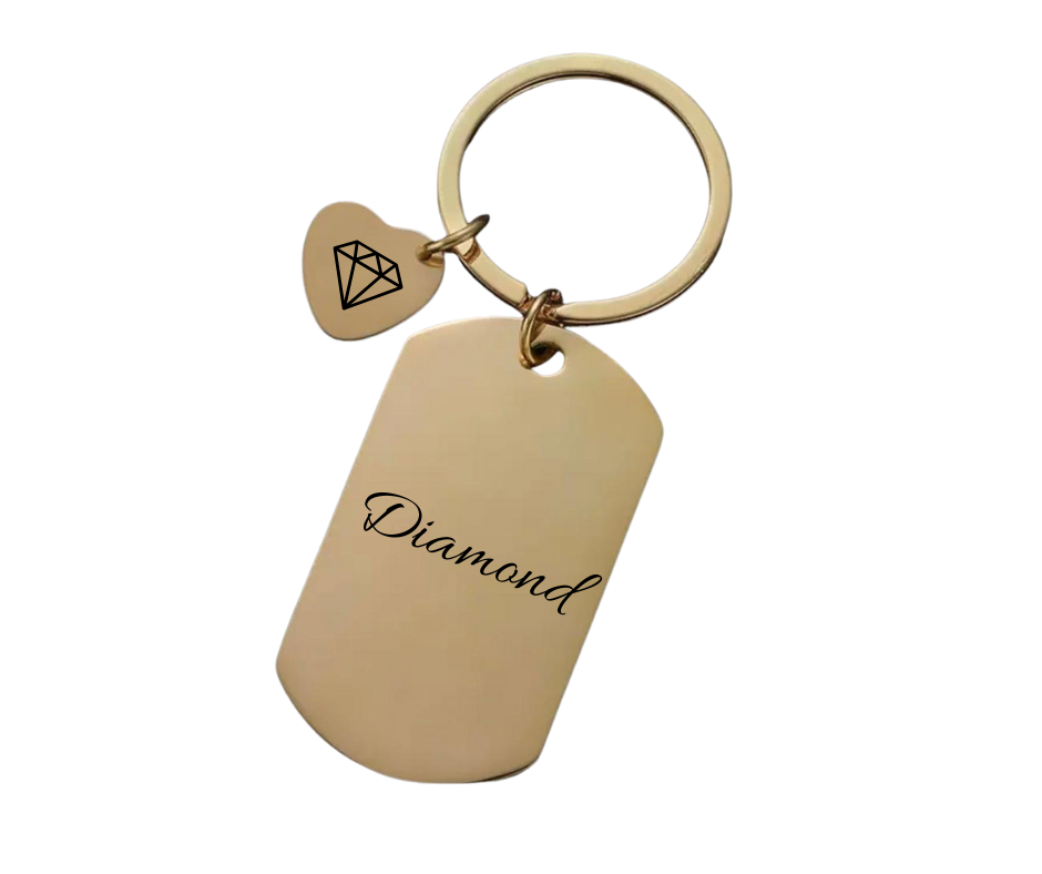 Hondenpenning met RVS hart