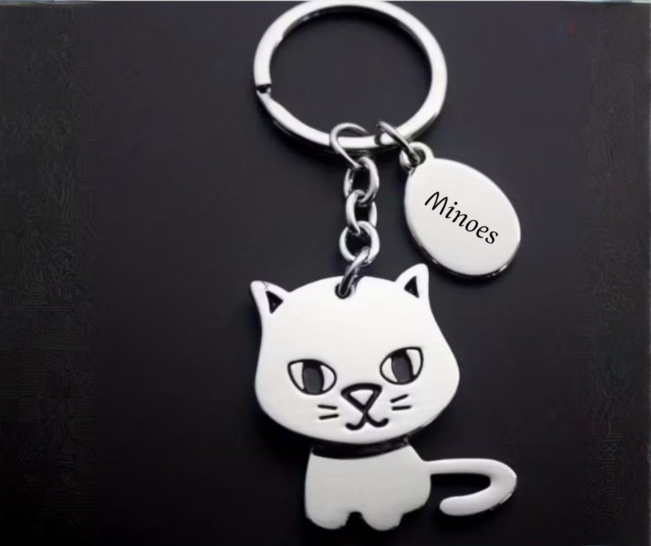 Keychain - PawPrint Duo