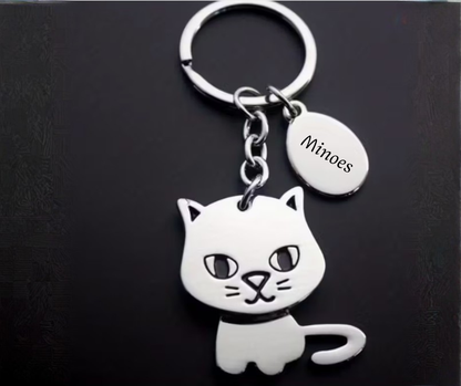 Keychain - PawPrint Duo