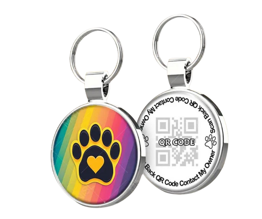 Hondenpenning | Hondenpoot en QR code