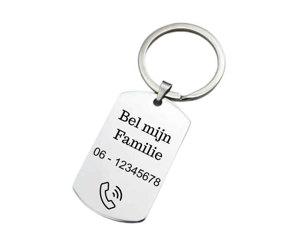 Dog tag with house