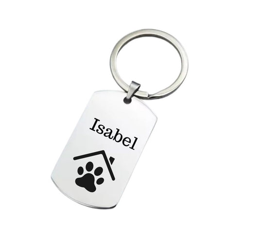 Dog tag with house