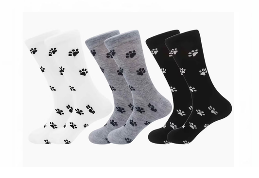 3-paar PawPrint sokken
