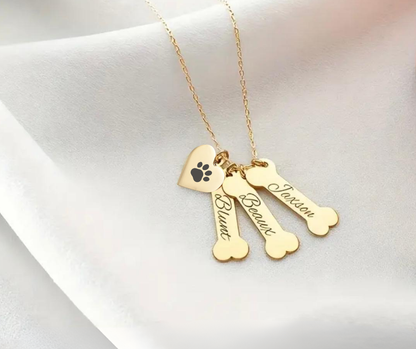 Hondenbotjes met Hartje | Ketting