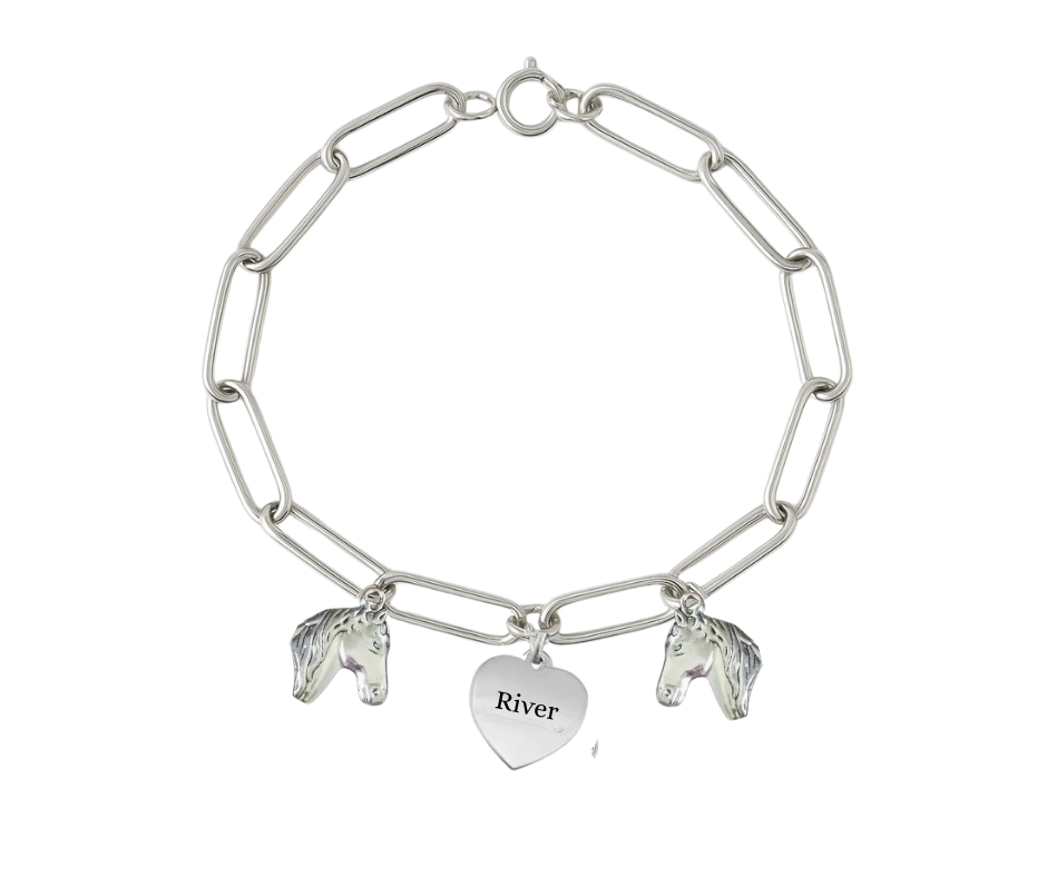 Armband | Paardenbedels met naam