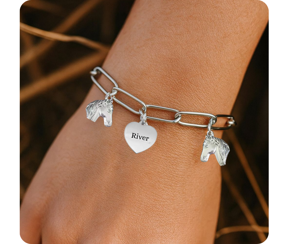 Armband | Paardenbedels met naam
